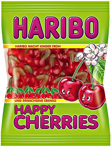 Haribo Happy-Cherries Жевательный мармелад 80г