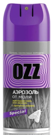 Репеллент Аэрозоль от Моли OZZ 150 мл