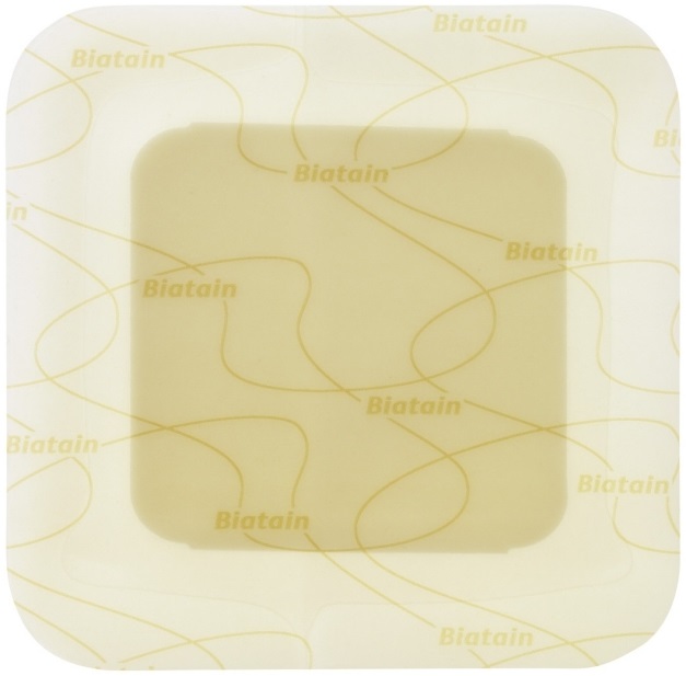 Повязка ранозаживляющая Biatain 12,5*12,5см Адгезивная Абсорбирующая COLOPLAST 334200