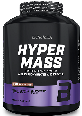 BioTech Hyper Mass 4000г Шоколад банка Белково-углеводный напиток