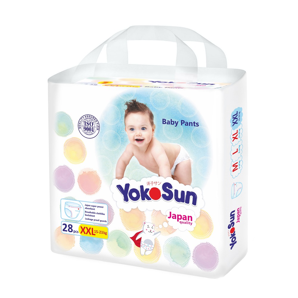 Трусики-подгузники для детей YOKOSUN ХХL28 (15-23 кг) 28шт