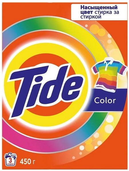 Tide автомат Color стиральный порошок 450 гр