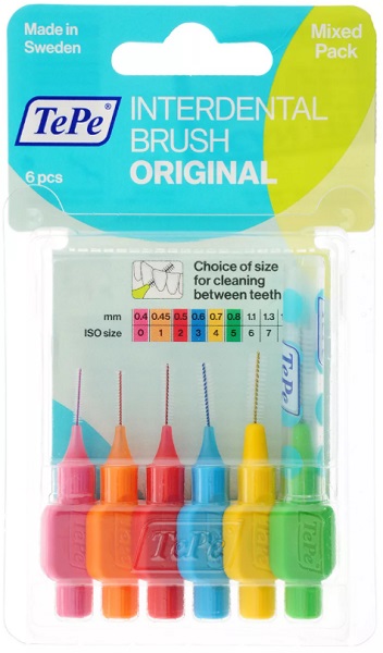Ершики Межзубные TePe Original Mixed size 0-5 ( 6 шт )