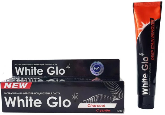 WHITE GLO зубная паста отбеливающая Charcoal с углем 100 гр арт.0220