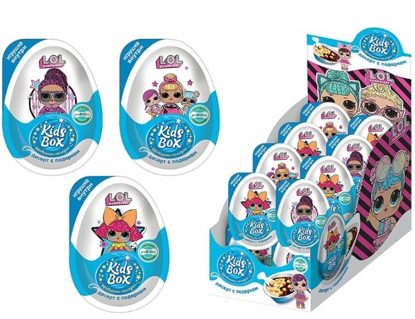 Десерт с подарком KIDS BOX LOL Surprise! 20г