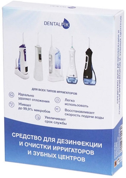 Средство для чистки ирригатора 100 гр DENTALPIK