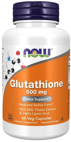 Now Foods Глутатион 500мг №60капс    &