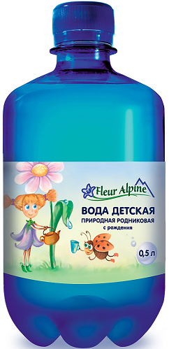 Fleur Alpin Вода детская 0,5л питьевая с рождения