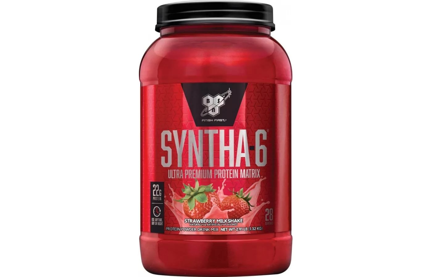 BSN SYNTHA-6 Синта-6 протеин банка 1320г клубничный молочный коктейль