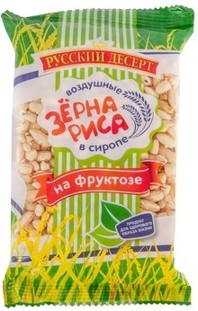 Русский десерт Воздушный рис в сиропе на фруктозе 30г