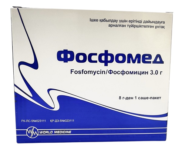 Фосфомед гранулы 3 г №1 саше ( фосфомицин )