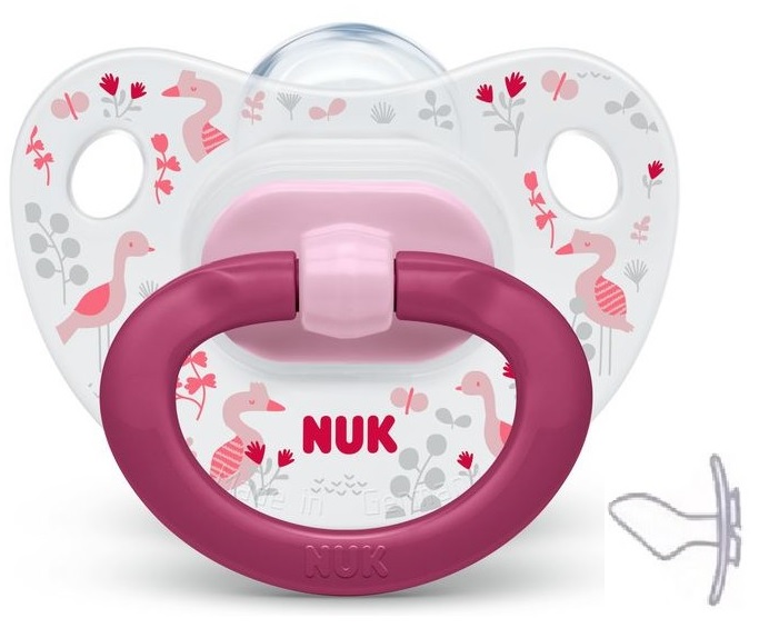 Соска Силиконовая NUK 6м+ Happy Days арт.10736324