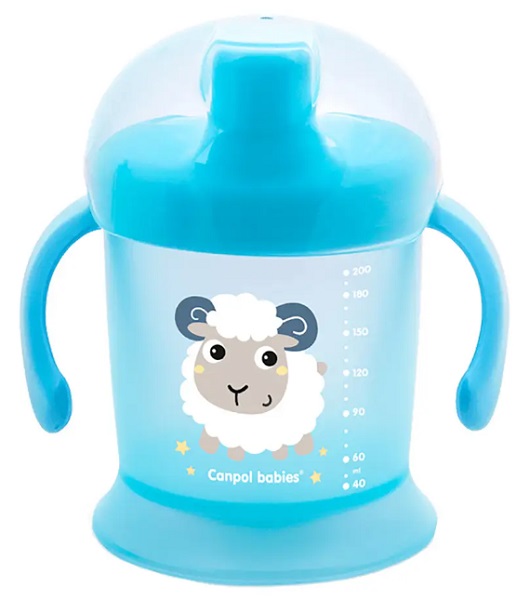 Поильник CANPOL BABIES Bunny & company 200мл непроливайка арт.31/300