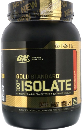 ON Gold Standard Isolate Голд Стандарт Изолят 909г ваниль