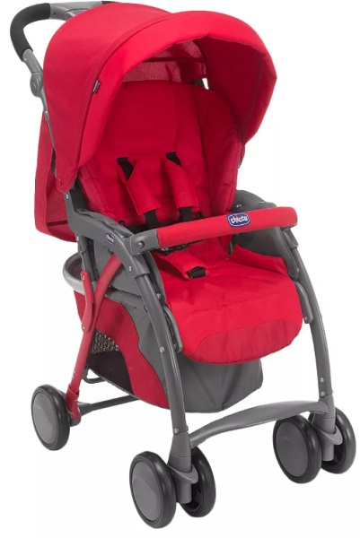 Коляска Детская Прогулочная 6м+ CHICCO London Red Passion красная