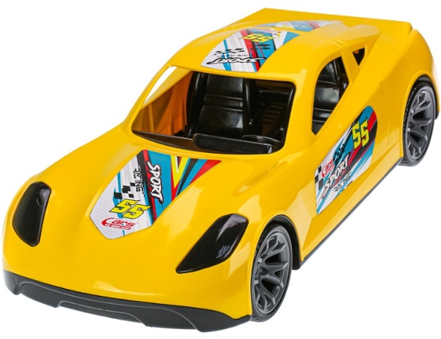 Машинка Turbo V-MAX желтая 40 см арт.И-5853