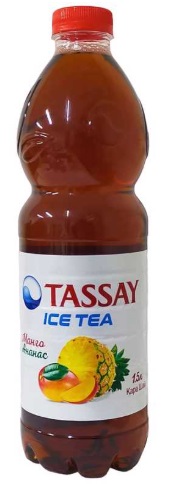 Tassay Ice Tea Черный чай Манго ананас 1,5л Тассай