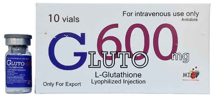 Глуто порошок 600 мг №10 фл ( глутатион ) (Упаковка)