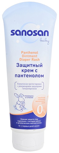 SANOSAN Baby Защитный крем с пантенолом 100мл