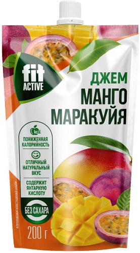 Fit Active Джем Манго-Маракуйя 200 г дойпак