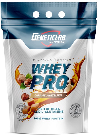 Geneticlab Whey Pro Карамель-фундук 2100г пакет