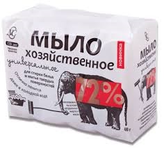 Мыло хозяйственное универсальное 72% 4шт*100г НЕВСКАЯ КОСМЕТИКА