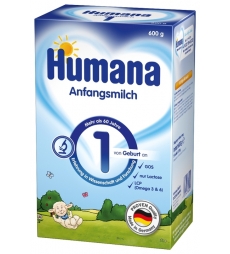 Хумана 1 300г Смесь молочная с рождения