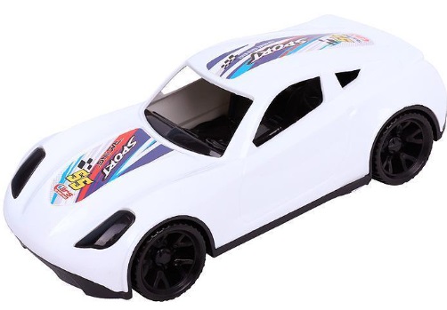 Машинка Turbo V белая 18,5см арт.И-5845