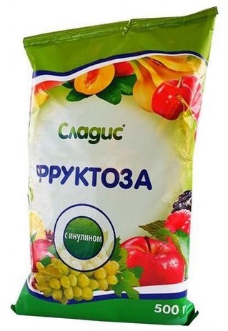 Фабрика Вкуса Фруктоза с Инулином 500 г мягкая упаковка Сладис