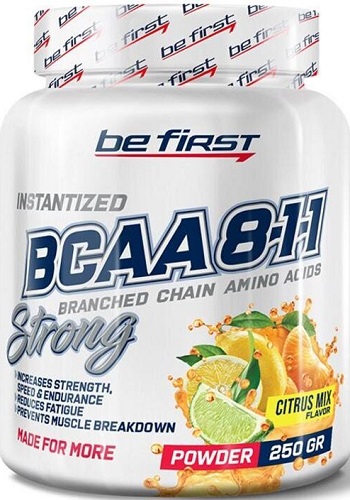 BCAA 8:1:1 порошок 250г Цитрусовый микс Be First  &