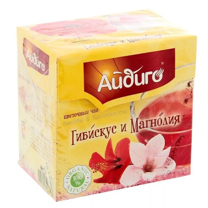Айдиго Чай цветочный Гибискус и магнолия 6,0 №10пак
