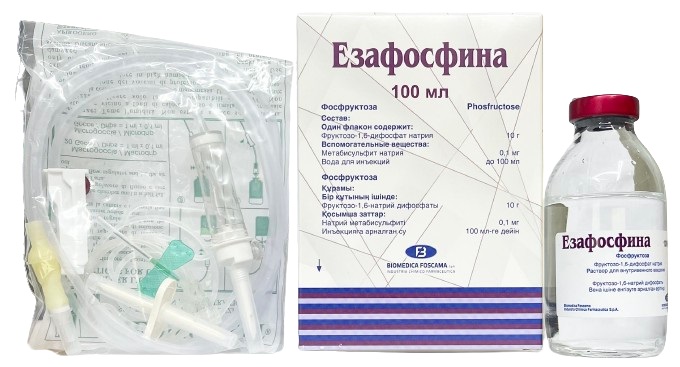 Езафосфина раствор 100 мл №1 фл ( фосфруктоза ) раствор для в/в