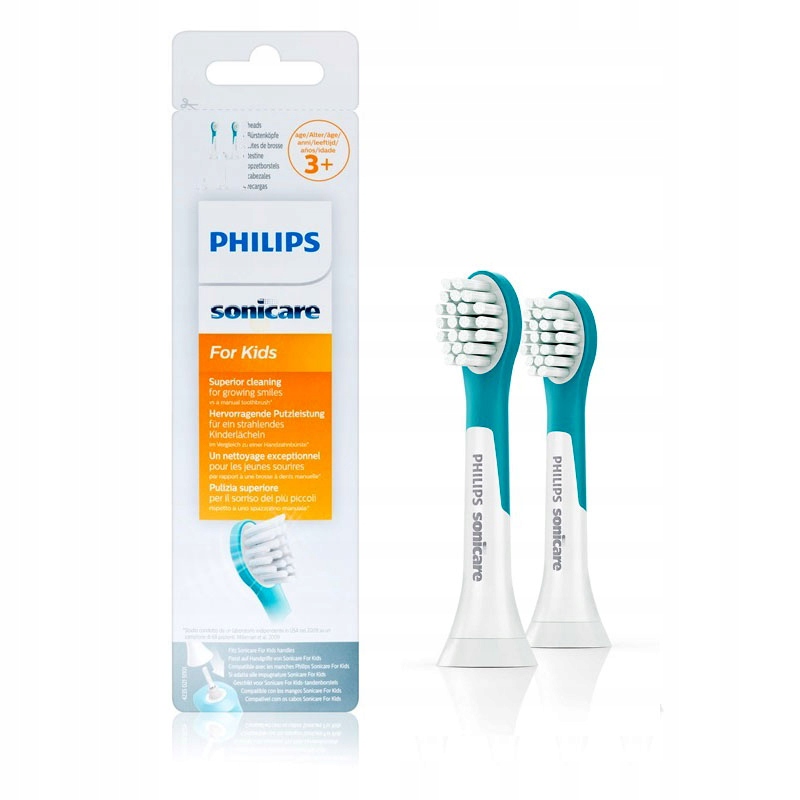 Насадки PHILIPS sonicare HX6032/33 Детская для электрической зубной щетки с 3 лет 2шт