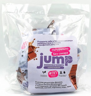 Конфета Финиковая Jumpbio Шоколадная б/сах. 160г