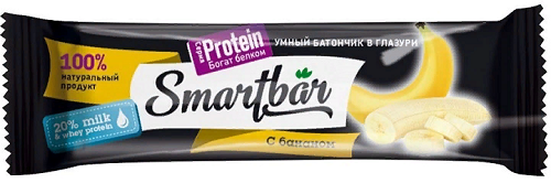 Smartbar Батончик Протеин Банан 40г в темной глазури