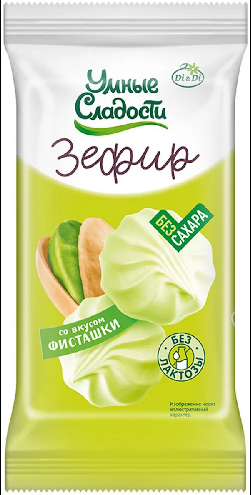 Di&Di Умные сладости Зефир Фисташки 50г без сахара