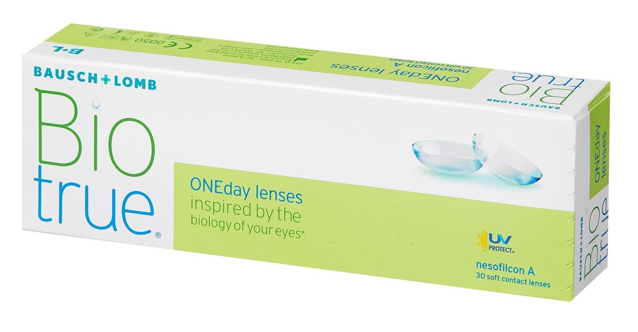 Контактные Линзы Однодневные -5.00 BC 8.6 (30 линз) BAUSCH+LOMB BIO TRUE