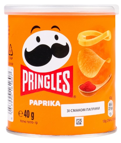 Чипсы Pringles Паприка 40гр