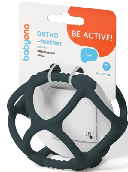 Прорезыватель 0м+ BABYONO ORTHO арт.489/03
