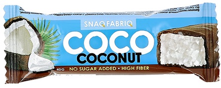 SnaqFabriq Батончик Кокос 40 г глазированный