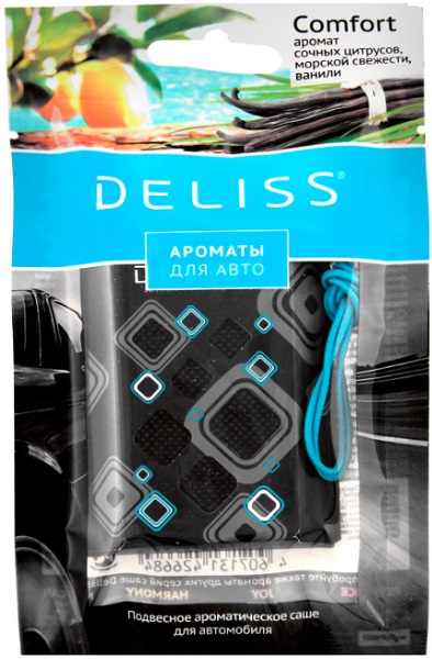 Ароматизатор освежитель воздуха для автомобиля Deliss Comfort 