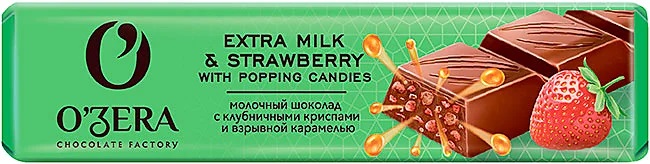 Ozera White Straw&w.pop.can Белый шоколад Клубничные криспы 45г