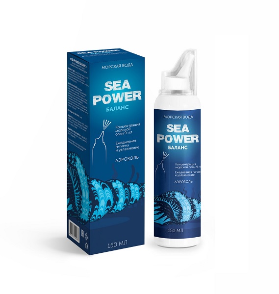 Sea power баланс аэрозоль 9г/л 150мл