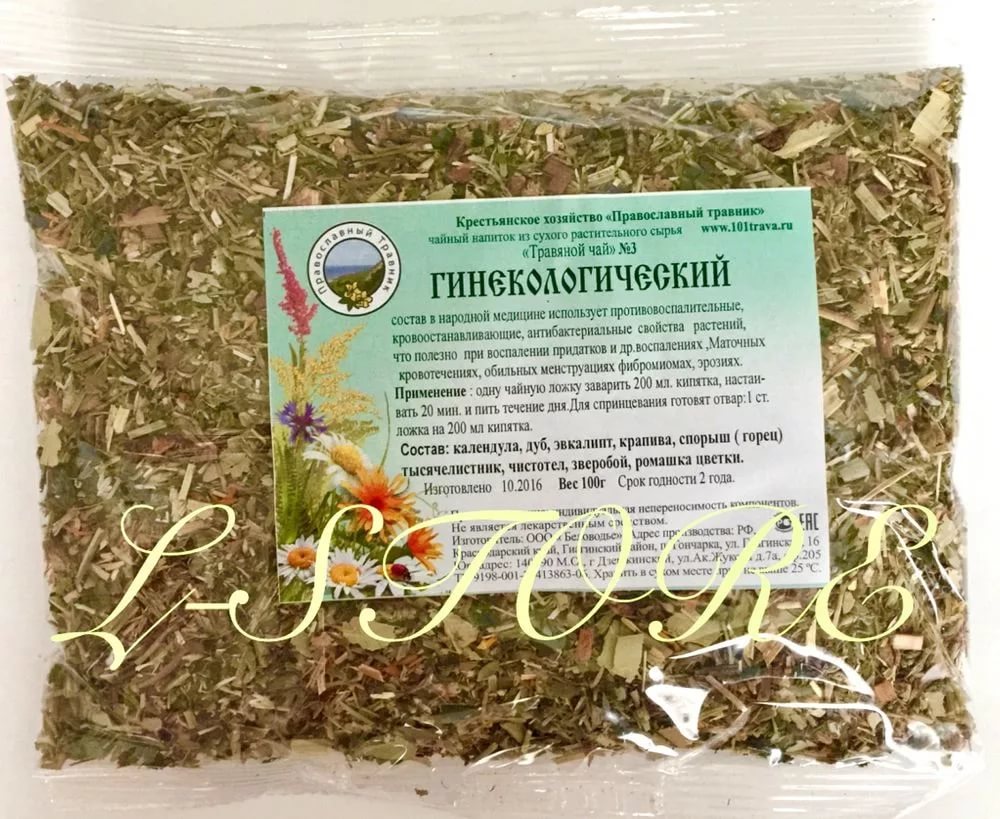 Монастырский  чай  Гинекологический  чай  100,0