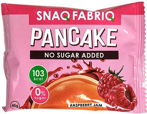 SnaqFabriq Панкейк с начинкой Малиновый джем 45г Bombbar