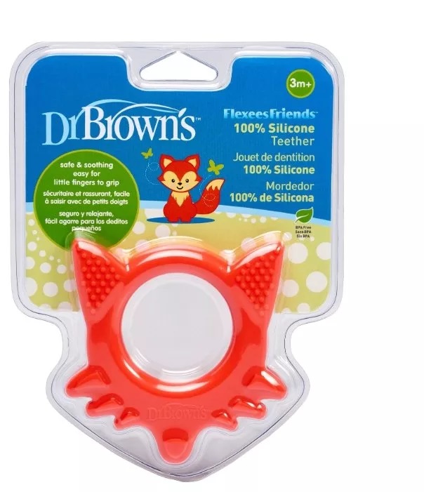 Прорезыватель 3м+ DrBROWNS Лиса