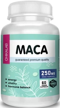Chikalab Мака перуанская 250мг №60капс  &