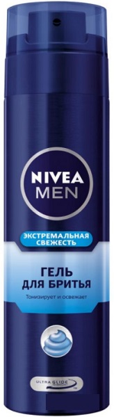 NIVEA MEN Гель для бритья Экстремальная свежесть 200 мл