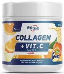 Geneticlab Коллаген вкус апельсина 225г