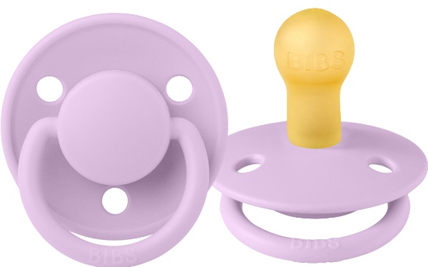 Пустышка латексная 0м+ Bibs De Lux Violet Sky арт.1110291